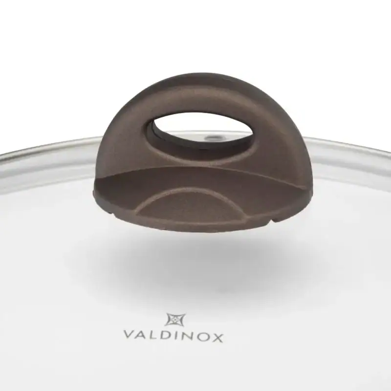 Nowa pokrętło do garnka Valdinox - wysokiej jakości element kuchenny, trwałe, ergonomiczne, zapewniające precyzyjne sterowanie temperaturą. Idealne dla domowego użytku, poprawia wygodę gotowania.